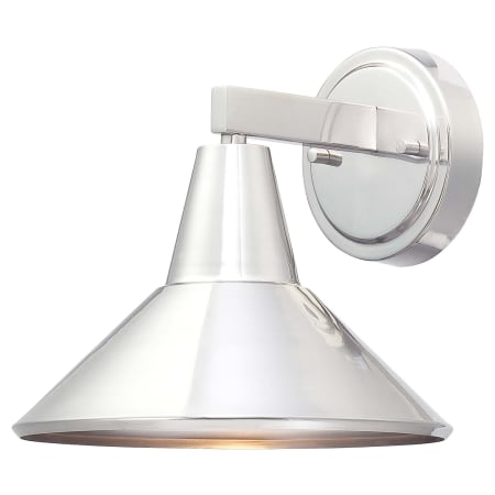 The Great Outdoors Bay Crest 1 Light 8.25" Tall Dark Sky Outdoor Wall Sconce Brushed Stainless Steel