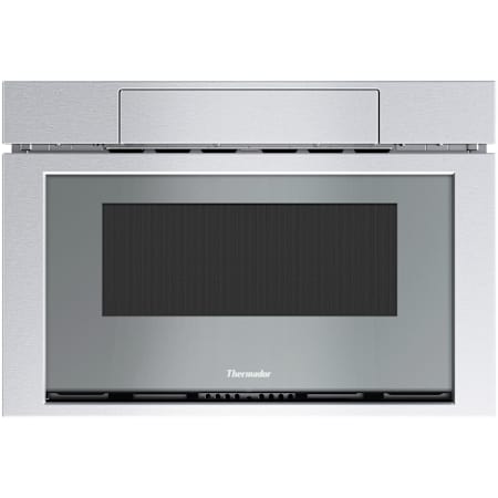 Thermador 24 Inch Wide 34 Cu. Ft. 1500, 950 Watt Drawer Microwave with Sensor Cooking and Drop Down Panel Stainless Steel