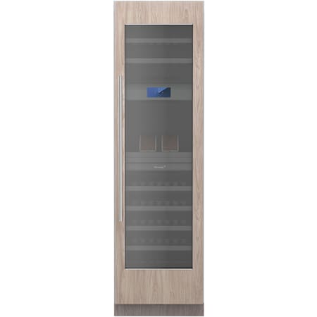 Thermador Freedom 24 Inch Wide 80 Bottle Capacity Panel Ready Built-In Wine Cooler Panel Ready