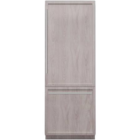 Thermador 30 Inch Wide 16.6 Cu. Ft. Energy Star Certified Panel Ready Bottom Freezer Refrigerator with ThermaFresh® Pro Drawer and SuperFreeze® Panel Ready