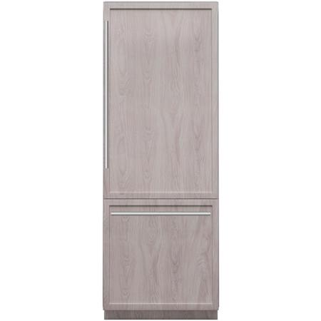 Thermador Freedom 30 Inch Wide 16.6 Cu. Ft. Energy Star Certified Panel Ready Bottom Freezer Refrigerator Panel Ready