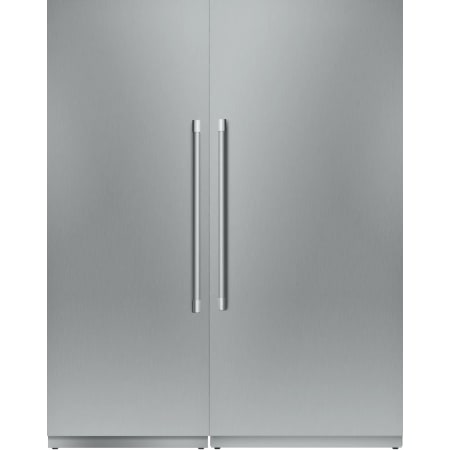 Thermador 36 Inch Wide Reversible Hinge Column Refrigerator and 30 Inch Wide Reversible Hinge Column Freezer with Cool Air Flow Technology Panel Ready