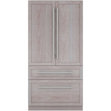 Thermador Freedom 42 Inch Wide 23.1 Cu. Ft. Energy Star Certified Panel Ready French Door Refrigerator Panel Ready
