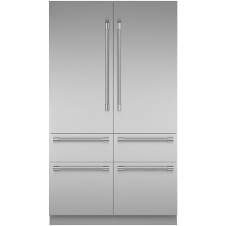 Thermador Freedom 48 Inch Wide 26.8 Cu. Ft. Energy Star Certified French Door Refrigerator with Professional Handles Stainless Steel