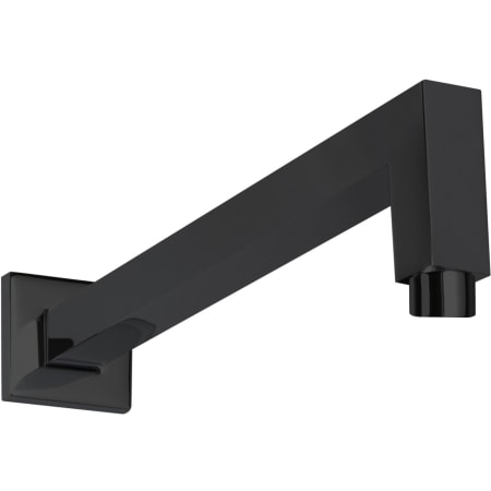 ThermaSol Square 16" Reach Wall Mounted Shower Arm Matte Black