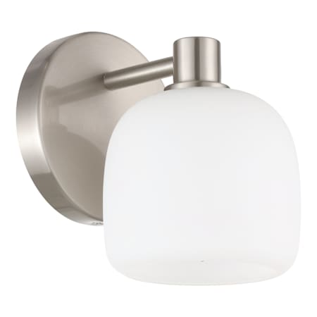 Thesis Valentina 1 Light 5" Wide Bathroom Sconce with Etched Opal Glass Shade Brushed Nickel