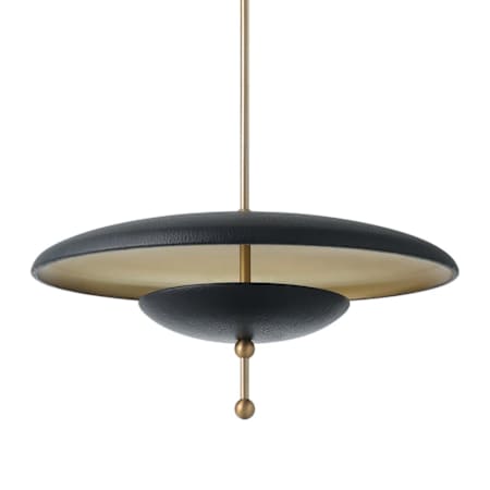 Thesis Sinclair 20" Wide 5CCT LED Convertible Pendant Champagne Gold