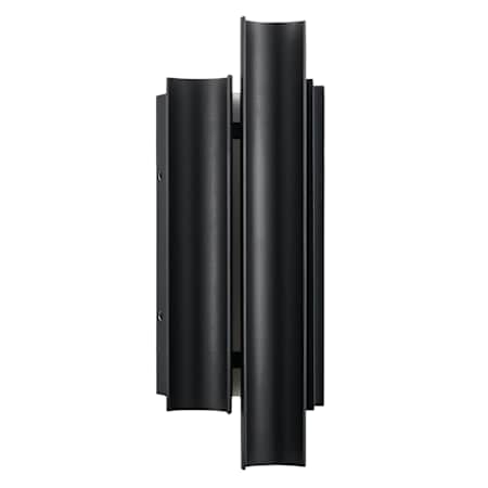 Thesis Kestrel 3 Light 16" Tall 5CCT LED Outdoor Wall Sconce Textured Black