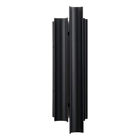 Thesis Kestrel 3 Light 22" Tall 5CCT LED Outdoor Wall Sconce Textured Black