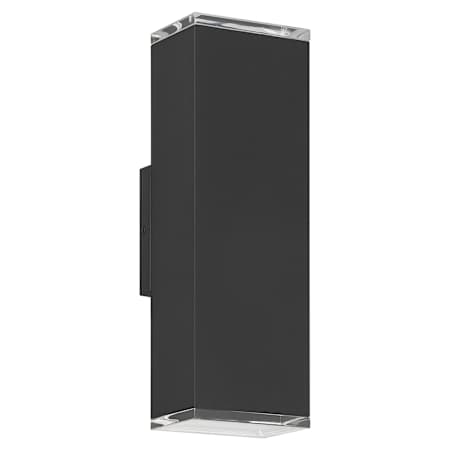 Thesis Jasper 2 Light 14" Tall LED Outdoor Wall Sconce Textured Black