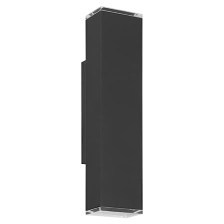 Thesis Jasper 2 Light 20" Tall LED Outdoor Wall Sconce Textured Black