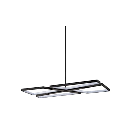 Thesis Alfie 4 Light 30" Wide 3CCT LED Chandelier Textured Black
