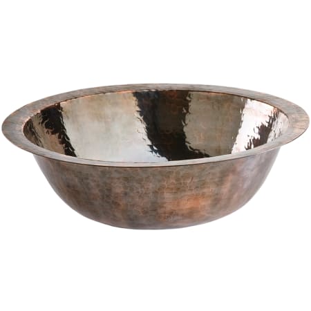 Thompson Traders 15-1/2" Drop In / Undermount Black Nickel Hawthorne Round Handcrafted Copper Sink from the Limited Editions Collection Black Nickel