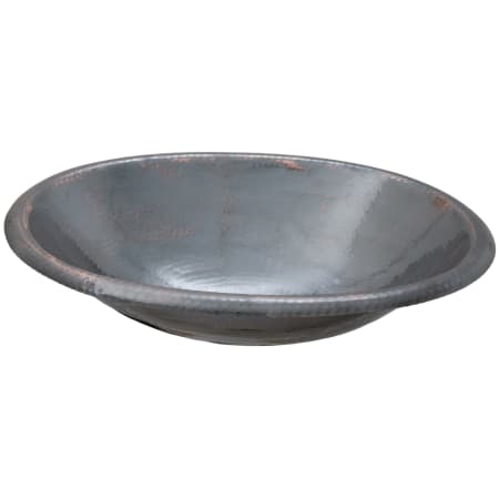 Thompson Traders Huacana 19" Undermount Hammered Copper Bathroom Sink - Less Drain Black Nickel