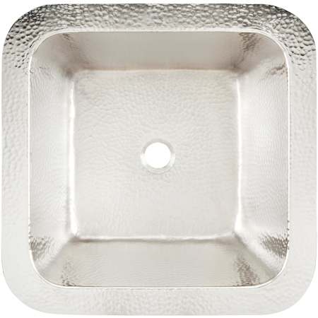 Thompson Traders Tamayo 15-5/8" Single Basin Drop-In / Undermount Bar Sink Hammered Nickel