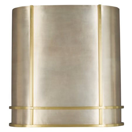 Thompson Traders Quintana 48 Inch Wide Wall Mounted Range Hood Brass / Burnished Nickel