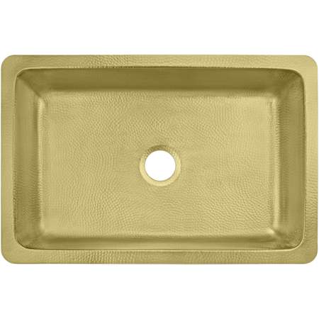 Thompson Traders Brass 33" Farmhouse Single Basin Kitchen Sink Brass