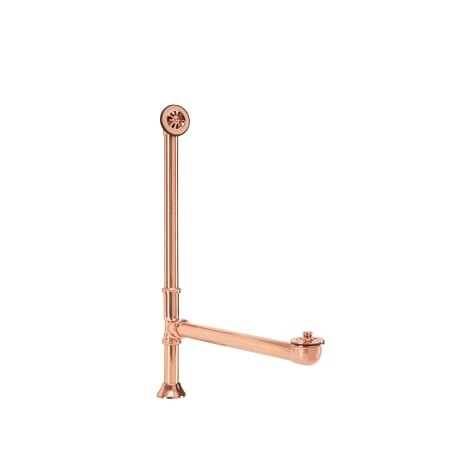 Thompson Traders Tub Overflow and Drain Assembly Polished Copper