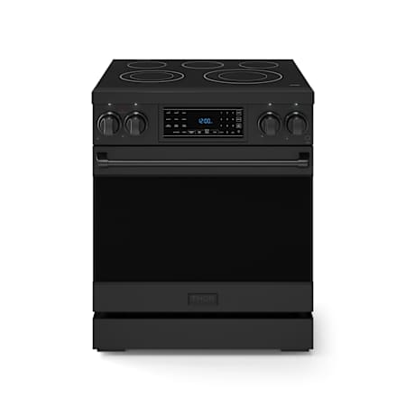 Thor Kitchen Gordon Ramsay 4.5 Cu. Ft. Free Standing Electric Range with High Performance Burners Matte Black