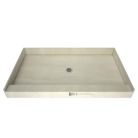 Tile Redi Redi Base 30" x 42" Rectangular Shower Base with Single Threshold and Center Drain Polished Chrome