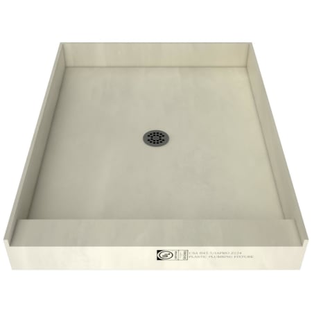 Tile Redi Redi Base 36" x 42" Rectangular Shower Base with Single Threshold and Center Drain Brushed Nickel