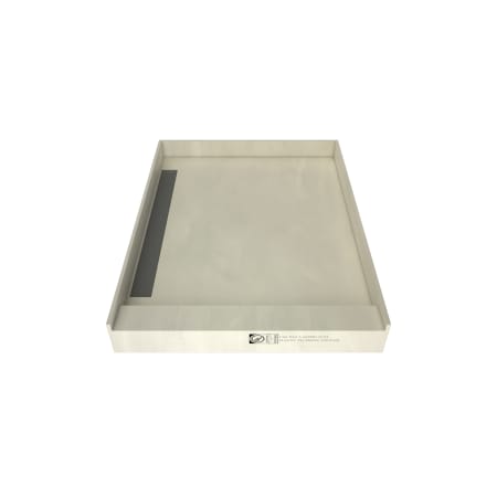 Tile Redi WonderFall Trench 42" x 36" Rectangular Shower Base with Single Threshold and Left Drain Tileable