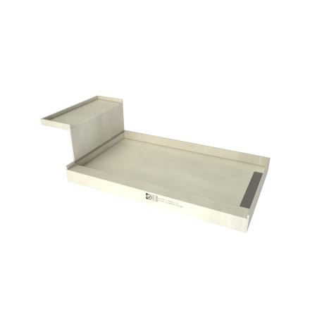 Tile Redi Base'N Bench 48" x 60" Rectangular Shower Base with Single Threshold and Right Drain Tileable