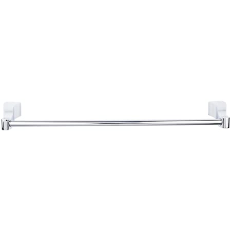 Top Knobs Aqua Bath 30 Inch Single Towel Bar Polished Chrome