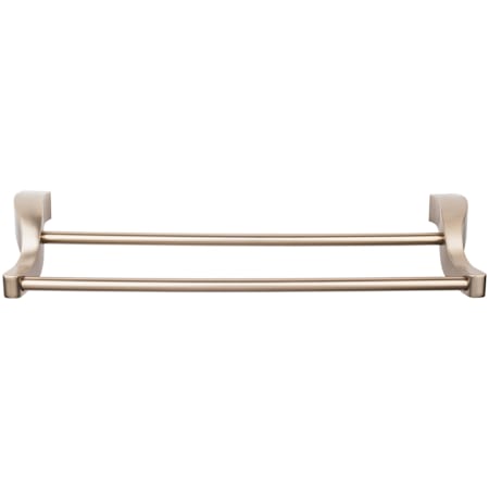 Top Knobs Aqua Bath 24 Inch Double Towel Bar Brushed Bronze