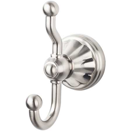 Top Knobs Hudson Bath Double Robe Hook Brushed Satin Nickel