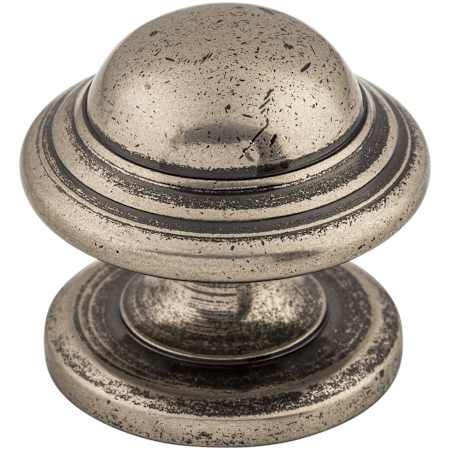 Top Knobs Empress 1-3/8 Inch Mushroom Cabinet Knob from the Britannia Collection Pewter Antique