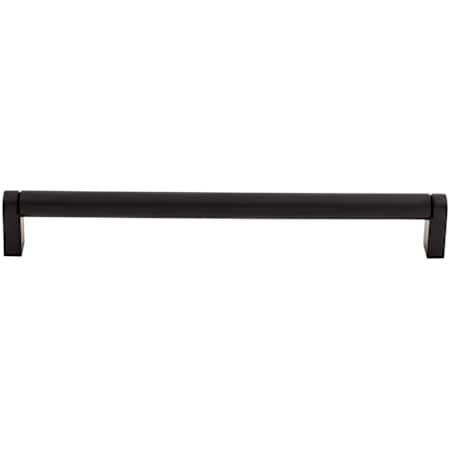 Top Knobs Pennington 8-13/16 Inch Center to Center Handle Cabinet Pull from the Bar Pulls Collection Flat Black