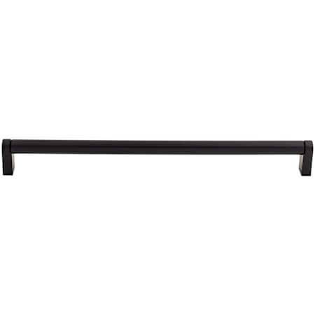 Top Knobs Pennington 15 Inch Center to Center Handle Cabinet Pull from the Bar Pulls Collection Flat Black