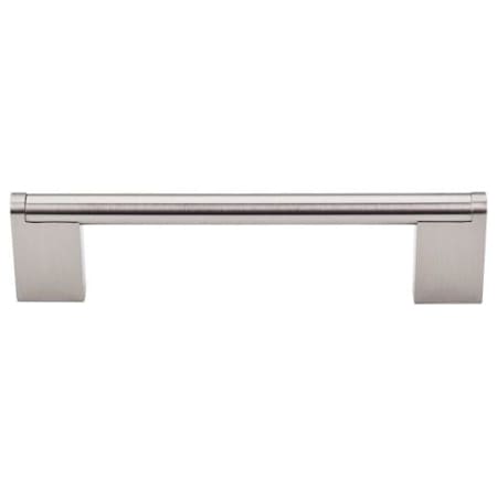 Top Knobs Princetonian 5 Inch (128 mm) Center to Center Handle Cabinet Pull from the Bar Pulls Series - 25 Pack Brushed Satin Nickel