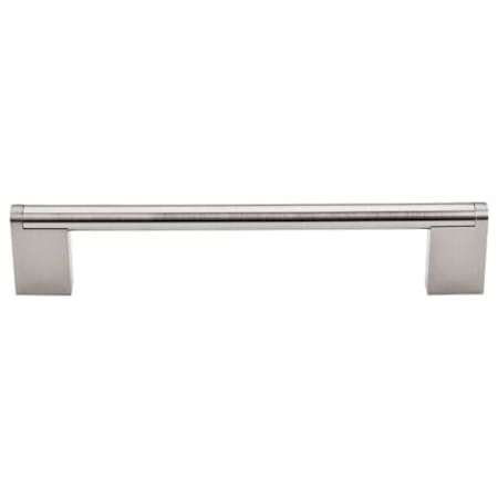 Top Knobs Princetonian 6-5/16 Inch Center to Center Handle Cabinet Pull from the Bar Pulls Series - 10 Pack Brushed Satin Nickel