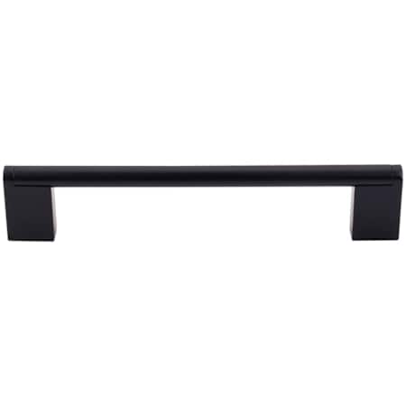 Top Knobs Princetonian 6-5/16 Inch Center to Center Handle Cabinet Pull from the Bar Pulls Collection Flat Black