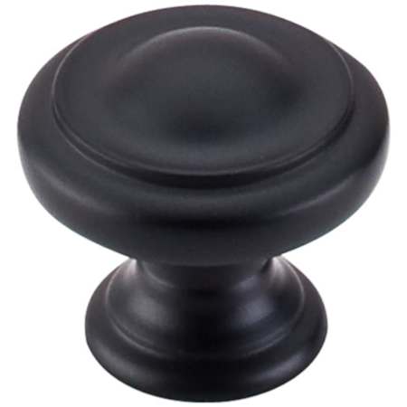 Top Knobs Dome 1-1/8 Inch Mushroom Cabinet Knob from the Nouveau III Collection Flat Black