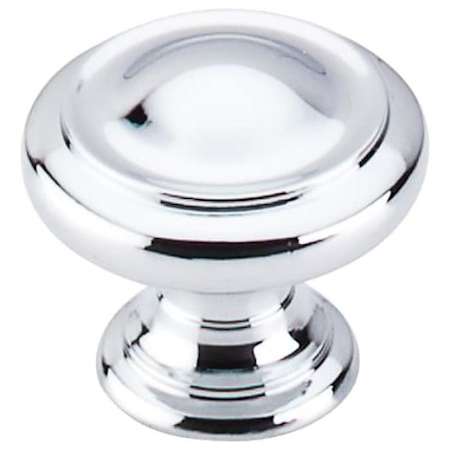 Top Knobs Dome 1-1/8 Inch Mushroom Cabinet Knob from the Nouveau III Collection Polished Chrome