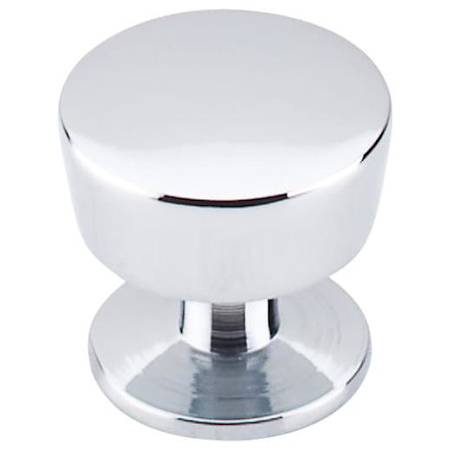 Top Knobs Essex 1-3/16 Inch Mushroom Cabinet Knob from the Nouveau III Collection Polished Chrome