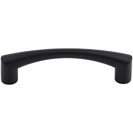 Top Knobs Hidra 3-3/4 Inch Center to Center Handle Cabinet Pull from the Nouveau III Collection Flat Black