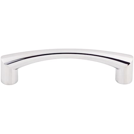 Top Knobs Hidra 3-3/4 Inch Center to Center Handle Cabinet Pull from the Nouveau III Collection Polished Chrome