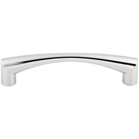 Top Knobs Hidra 5-1/16 Inch Center to Center Handle Cabinet Pull from the Nouveau III Collection Polished Chrome