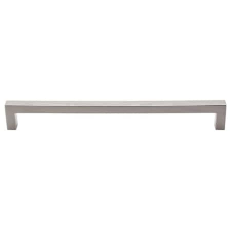 Top Knobs Square 8-13/16 Inch Center to Center Handle Cabinet Pull from the Asbury Series - 10 Pack Brushed Satin Nickel