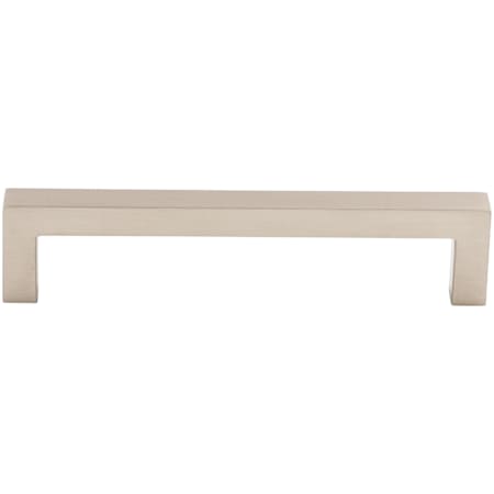Top Knobs Square 5-1/16 Inch (128 mm) Center to Center Handle Cabinet Pull from the Asbury Collection Brushed Satin Nickel