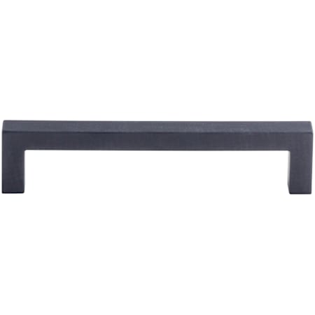 Top Knobs Square 5-1/16 Inch Center to Center Handle Cabinet Pull from the Nouveau III Collection Flat Black