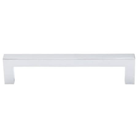 Top Knobs Square 5 Inch (128 mm) Center to Center Handle Cabinet Pull from the Nouveau III Series - 10 Pack Polished Chrome
