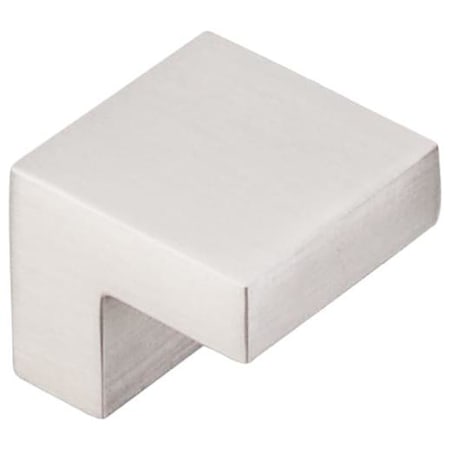 Top Knobs Square 5/8 Inch Center to Center Finger Cabinet Pull from the Asbury Series - 10 Pack Brushed Satin Nickel