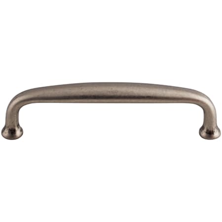 Top Knobs Charlotte 4 Inch Center to Center Handle Cabinet Pull from the Dakota Collection Pewter Antique