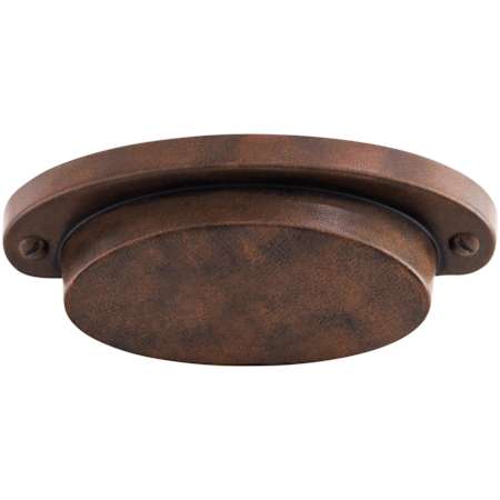 Top Knobs Cup 2-9/16 Inch Center to Center Cup Cabinet Pull from the Dakota Collection Patina Rouge