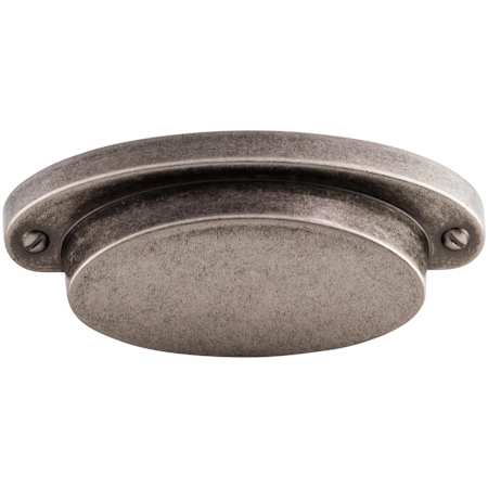 Top Knobs Cup 2-9/16 Inch Center to Center Cup Cabinet Pull from the Dakota Collection Pewter Antique